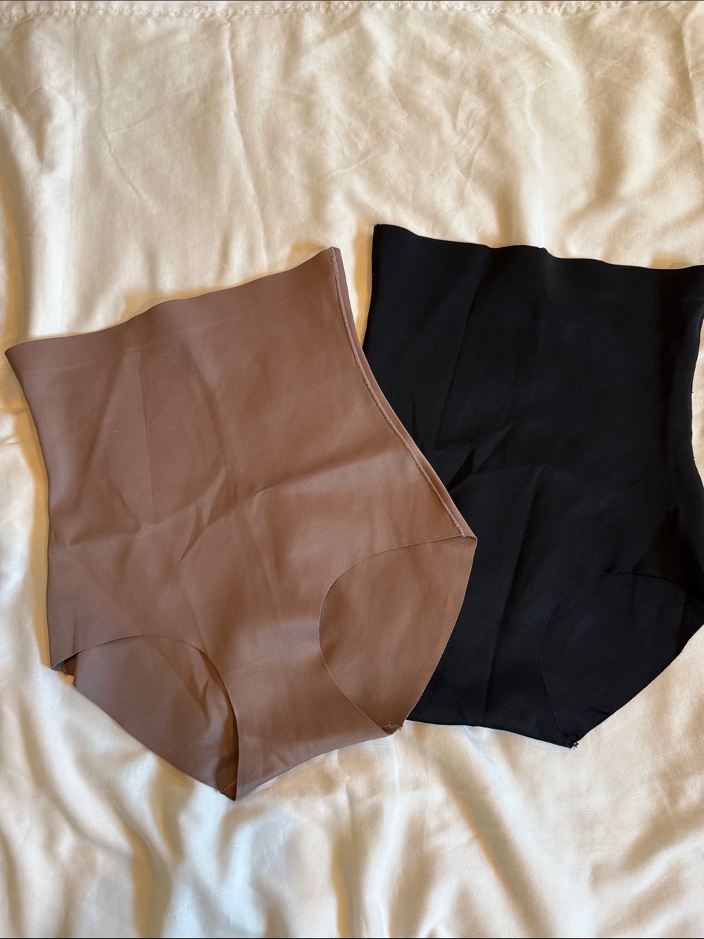 High-Waist Seamless Shaping underwear — Black & Brown, New never worn.